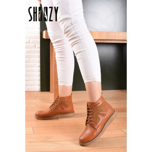اشتري Shoozy Fashionable Boot For Women - Brown في مصر
