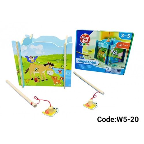 Generic Wood Fishing Tackle Toy For Kids - W5-20 @ Best Price