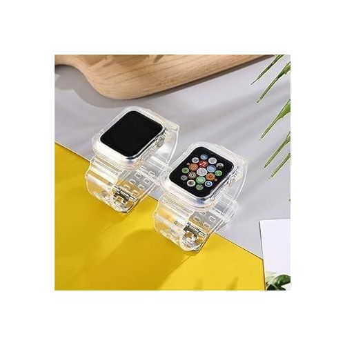 product_image_name-Generic-جراب شفاف متين متوافق مع ساعة أبل مقاس 41، مصنوع من الكريستال، للنساء والفتيات، قطعة واحدة لسلسلة 7/8/9-3