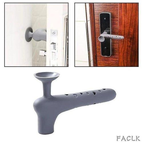 product_image_name-Generic-Silicone door guard for safety and quiet. Door stopper and handle cover. Silicone door guard. 3 pieces.-2