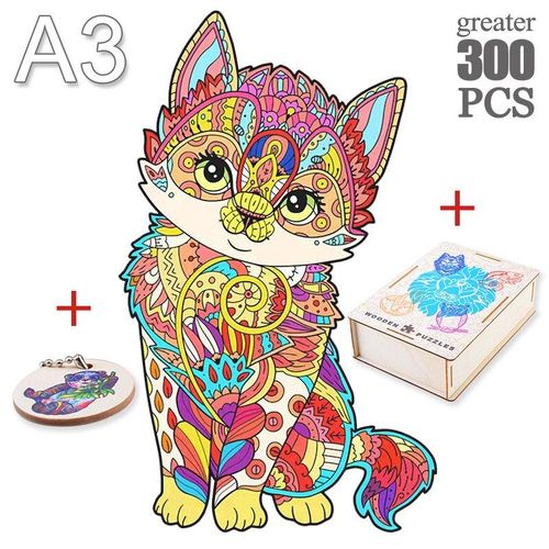 Exquisite Wooden Jigsaw Puzzles Animal Puzzles Educational Toys Interesting  Gifts Cute Owl Puzzle Games For Adults Kids