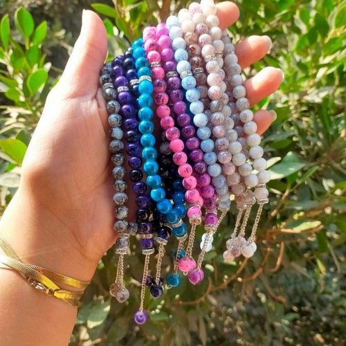 product_image_name-Generic- سبحه حجر مرمر 33 حبه (6 قطع) الوان عشوائيه-2