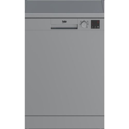 product_image_name-Beko-Digital Dishwasher, 13 Place Settings, 5 Programs, Silver - DVN05322S-1