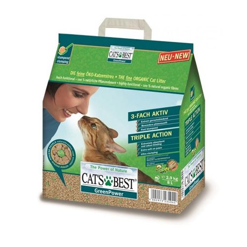 اشتري Cat's Best Clumping 100% Organic Fibers Sensitive Cat Litter - 8 Ltrs في مصر