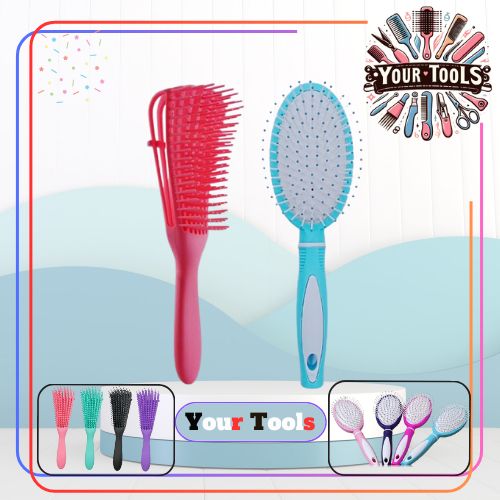 product_image_name-Generic-فرشاة الشعر المجعدة + فرشاة هوائية - قطعتان-1