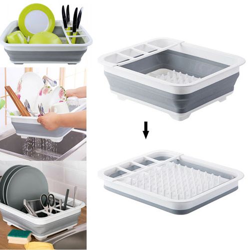 Generic Silicone Foldable Dish Drainer @ Best Price Online