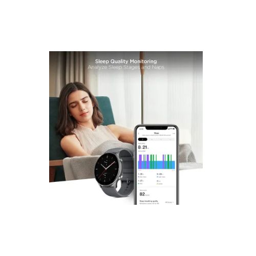 product_image_name-Amazfit-ساعة ذكية GTR 2e لتتبع اللياقة البدنية والأنشطة - رمادي مالح-3