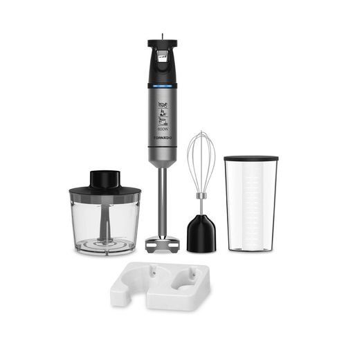 Buy Tornado Hand Blender 600 Watt, Chopper, Whisk, Black THB-600W in Egypt