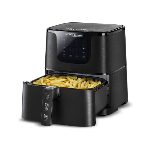 BLACK DECKER AF700 Digital Air Fryer Black Best Price Online