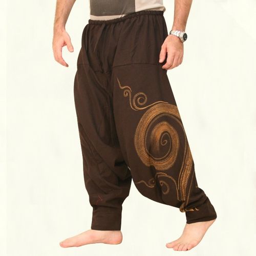 Source Indian Black Men Aladdin Yoga Harem Pants Aladdin Trousers Afghani  solid color Yoga Boho Hippie Gypsy Jumpsuit pants wholesale on malibabacom