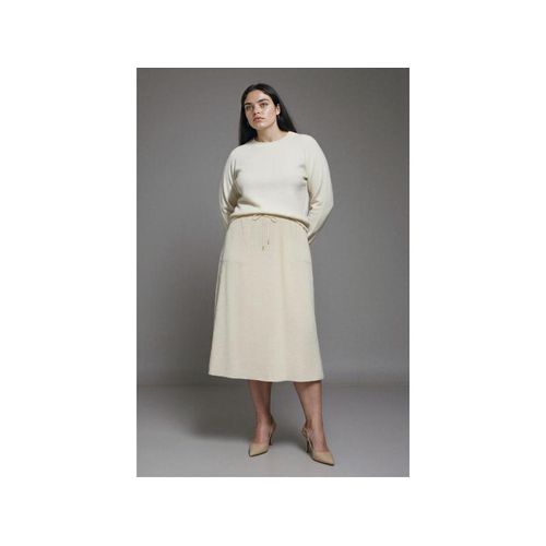 product_image_name-Defacto-Woman Regular Fit Woven Skirt - Stone-2