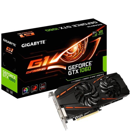 Gigabyte GeForce GTX 1060 G1 Gaming 3GB GDDR5 REV2.0 Graphic Cards 