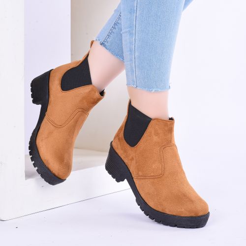 Buy vbranda Ankle Boot Suede Women With Suede Elastic-havan in Egypt