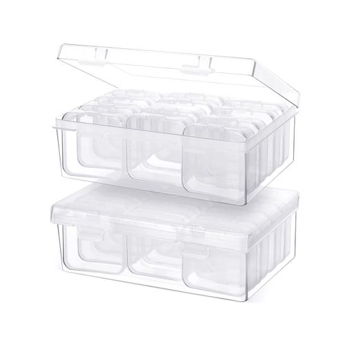 Generic 24Pc Small Bead Organizer Plastic Storage Containers Clear @ Best  Price Online