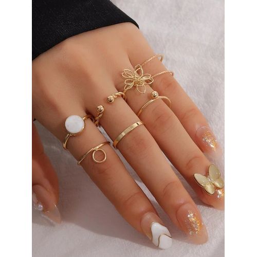 10pcs Simple Ring