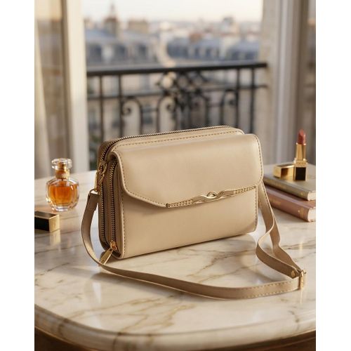 product_image_name-Generic-شنطة كروس نسائية جلد بـ 3 سوستة -1