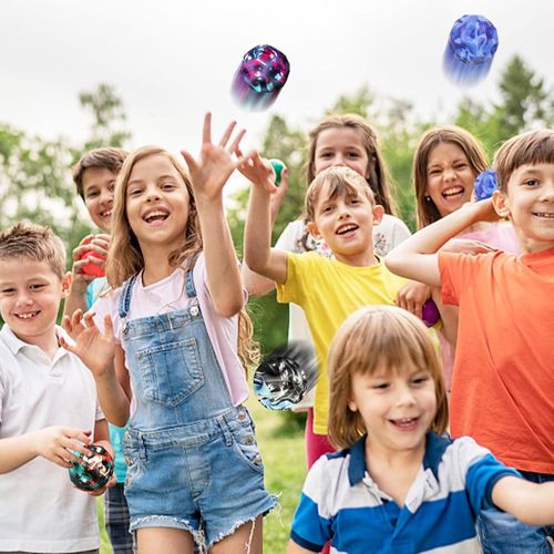 product_image_name-Generic-Jump Balls Pack of 3 Moon Ball Space Ball High Jumps Rubber Ball Jump Ball Children's Bounce Ball Stress Relief Toy Moon Ball Bouncing Jumping Ball for Children Party Gift-3