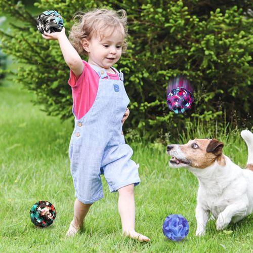 product_image_name-Generic-Jump Balls Pack of 3 Moon Ball Space Ball High Jumps Rubber Ball Jump Ball Children's Bounce Ball Stress Relief Toy Moon Ball Bouncing Jumping Ball for Children Party Gift-4