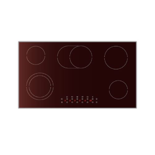 اشتري Kitchen Line Vitroceramic Electric Built-in Hob - 90cm- 5 Burners في مصر