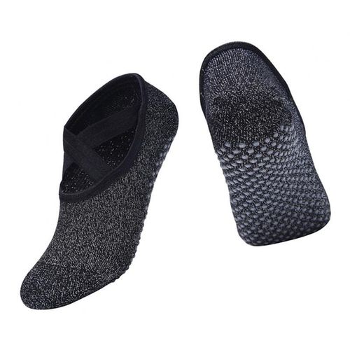 Yoga toe socks: black trainer