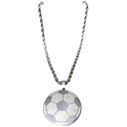product_image_name-Generic-Full Stainless Steel Chain with Ball Pendant for Soccer Fans-2