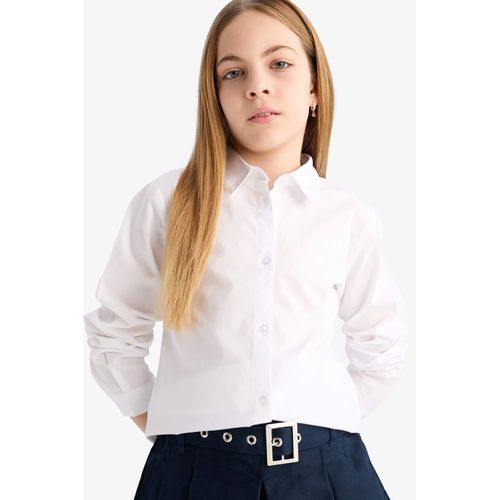 product_image_name-Defacto-ديفاكتو قميص كم طويل بوبلين قصة عادية-1