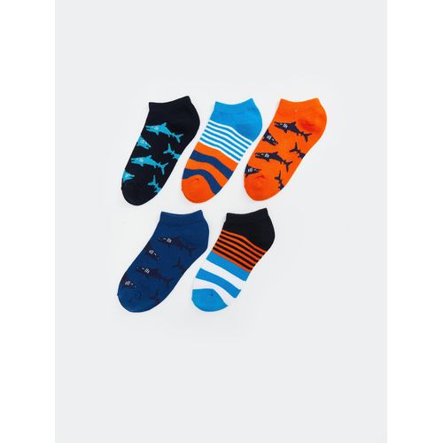 product_image_name-LC Waikiki-Patterned Boys Trainer Socks 5 Pack-1