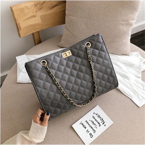 Fashion Chain Crossbody Bag Diamond Lattice Shoulder Bag Female