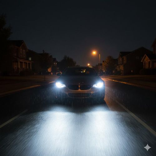 product_image_name-Generic-مجموعة تحويل المصابيح الأمامية LED، لمبة عالية الكفاءة 35 واط، متوافقة مع مقابس 880/881/H3، ترقية إضاءة المركبات-4