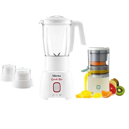 product_image_name-Generic- 450W 1.75L White Blender with Automatic Orange Juicer - 450W USB Wireless Charging 45W-1