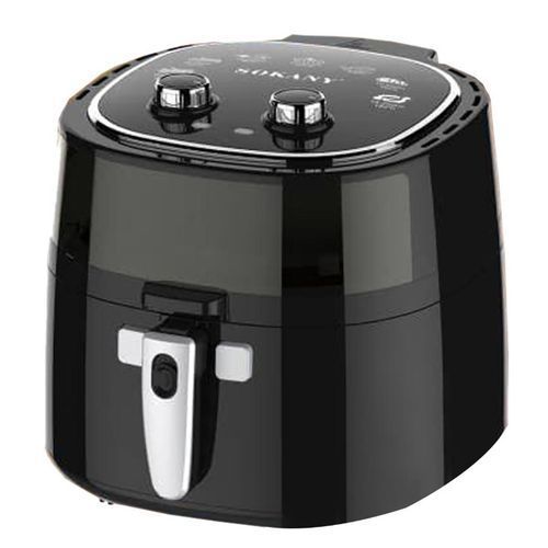 product_image_name-Sokany-sk-8016 ، قلاية سوكاني بدون زيت ، 1800 وات ، 8 لتر ، اسود -1