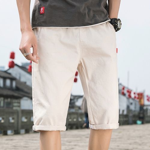 Men's Cotton Shorts Pants Slim Fit Chino Short Pants For Men Pants | Shopee  Malaysia