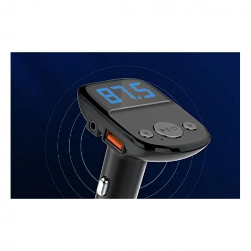 LDNIO C706Q QC3.0 + AUTO-ID Coche Bluetooth FM Música Pantalla digital  Cargador de coche