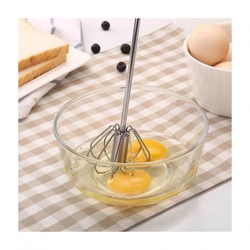 Semi-Automatic Whisk Hand Pressure Mixer New Egg Beater Stainless