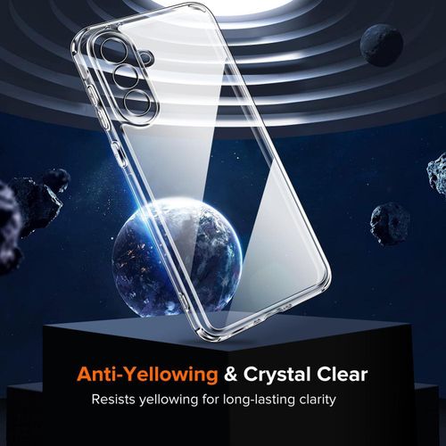 product_image_name-Generic- I فولر حافظة شفافة لهاتف سامسونج جالاكسي A56 شبكة الجيل الخامس 5G بدون اصفرار قياسي عسكري مقاوم للصدمات شفاف مقاوم للخدش جراب موبايل رفيع -5