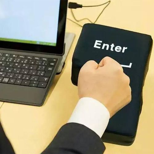 Enter button for stress outlet