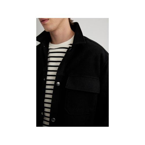 product_image_name-Defacto-Man Regular Relax Fit Overshirt - Black-2