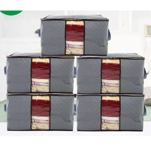 product_image_name-Generic-شنطة تخزين بطانية وملابس كابوتينيه   4 قطعة-5