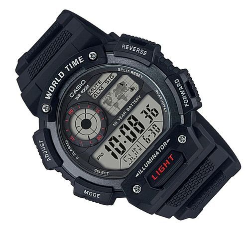 Men s Water Resistant Digital Watch AE 1400WH 1A