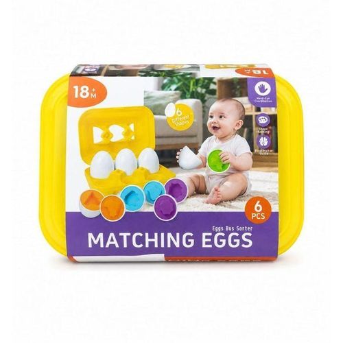 Generic Educational eggs for sorting shapes for children - image 2