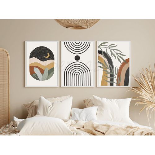 product_image_name-Generic-طقم إطار فني عصري بنمط بوهيمي من 3 قطع (طراز 866، مقاس 40 * 90 سم)-1