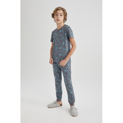 Defacto Boy Regular Fit Crew Neck Long Sleeve Knitted Pyjamas 2 Pieces Best Price Online Jumia Egypt