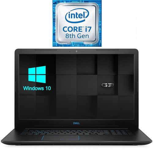 DELL G3 17-3779 لاب توب ألعاب - انتل كور I7 - رام 16 جيجا - هارد 2 تيرا + SSD 256 جيجا - 17.3 بوصة FHD - مُعالج رسومات 6 جيجا - Windows 10