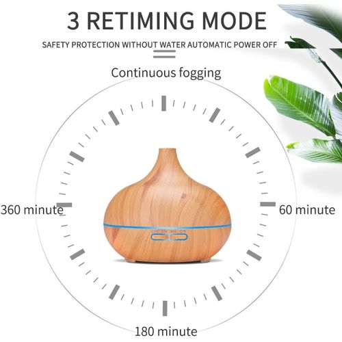 product_image_name-Generic-فواحه فازة موزع روائح محمول بمنفذ USB - مرطب بالموجات فوق الصوتية مع ضوء ليد ليلي، موزع زيوت عطرية عصري وهادئ للغاية للمنزل والمكتب والحضانة 550 مل-5
