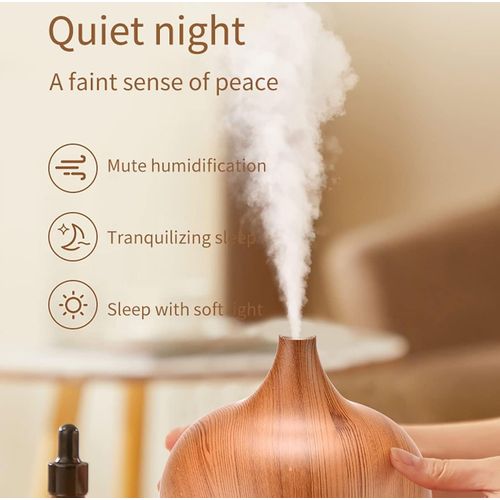 product_image_name-Generic-فواحه فازة موزع روائح محمول بمنفذ USB - مرطب بالموجات فوق الصوتية مع ضوء ليد ليلي، موزع زيوت عطرية عصري وهادئ للغاية للمنزل والمكتب والحضانة 550 مل-6