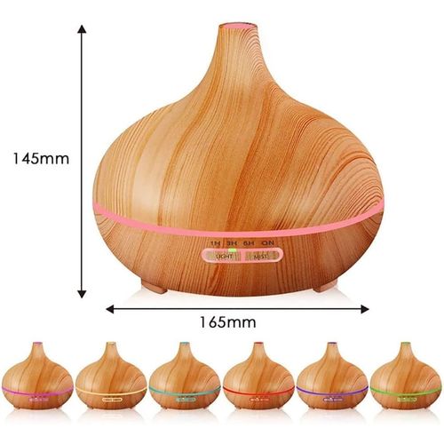 product_image_name-Generic-فواحه فازة موزع روائح محمول بمنفذ USB - مرطب بالموجات فوق الصوتية مع ضوء ليد ليلي، موزع زيوت عطرية عصري وهادئ للغاية للمنزل والمكتب والحضانة 550 مل-8