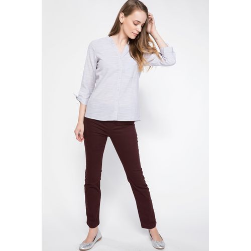 Defacto Woman Carmela-Straight Trousers - Bordeaux