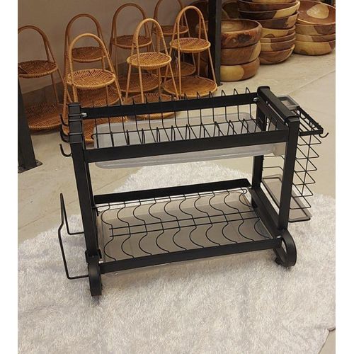 product_image_name-Generic-Black 2-tier metal dish rack-1