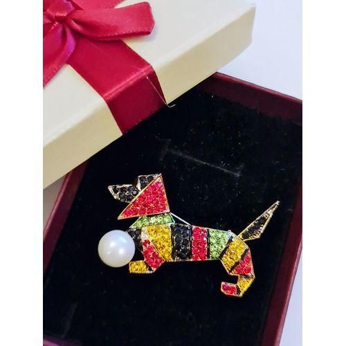 product_image_name-Generic-دبوس بروش كلب مضحك مزين بحجر الراين الملون-3