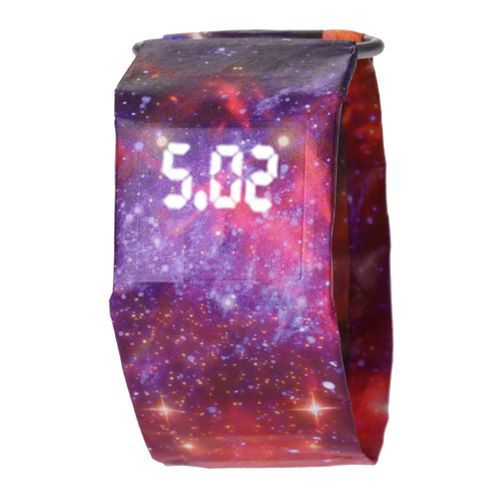 product_image_name-Generic-Adult Kids Digital LED Waterproof Paper Wrist Watch Red Star Red Star-1